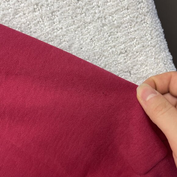 VTG Mountain Ridge Sweatshirt Bear Graphic Red Mock Neck Men Men L Canada Made - Picture 9 of 14